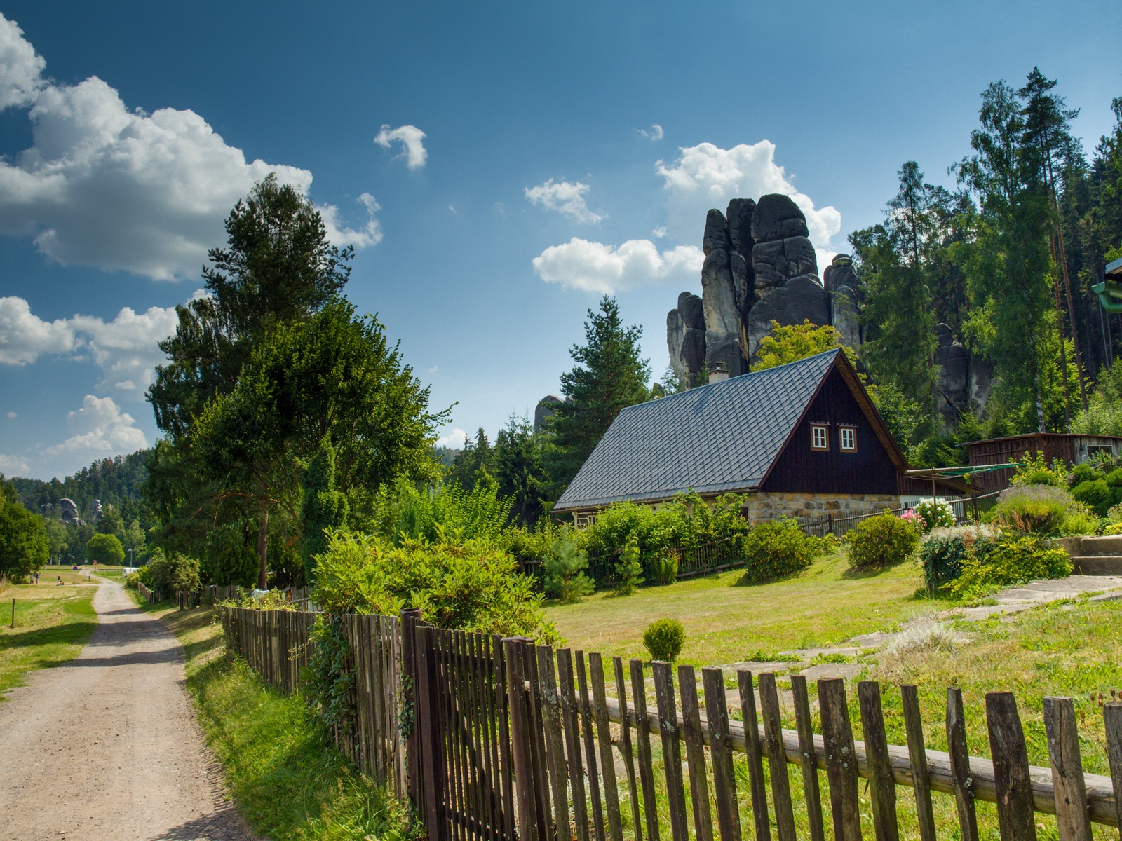 Landscape of Adrspach, Czech Republic
